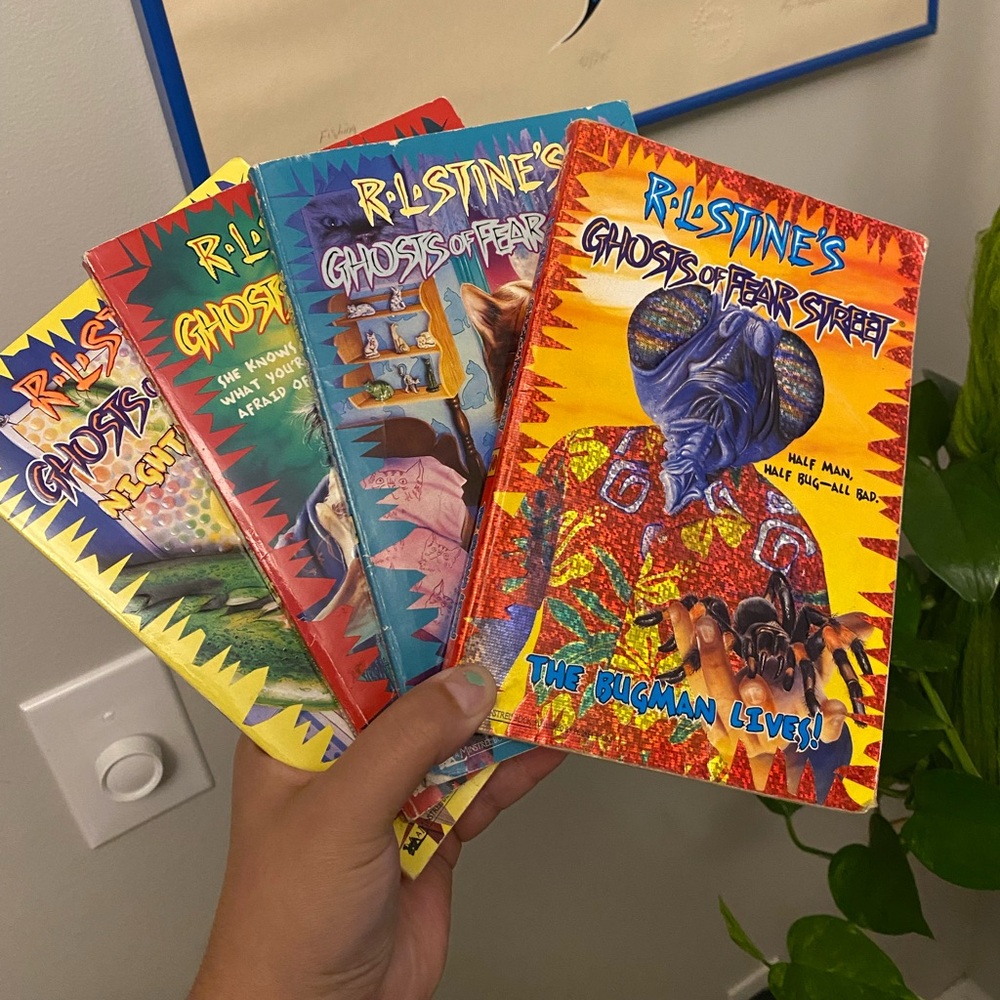 R.L. Stine Fear Street books set of 4 - 1996 - book #4,6,10,12